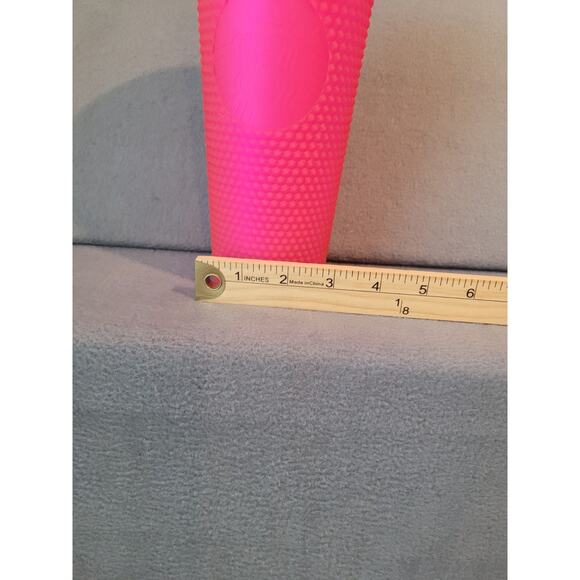 Starbucks Summer 21 Hot Pink Diamond Studded 24 oz Tumbler –Limited Edition, NWT - Picture 6 of 9